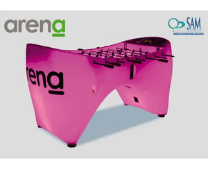 SAM Arena illuminated football table in pink