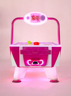 End view of the Hello Kitty Baby Evo with the illuminated puck exit and pink legs