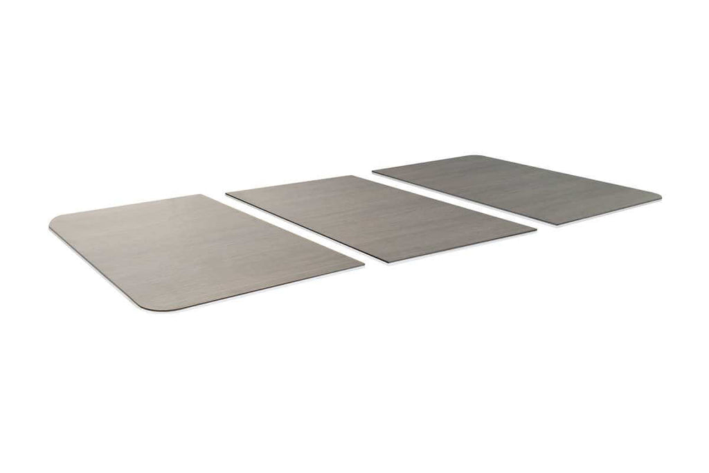 Wood-effect dining tabletop cover option for the Cornilleau Classic Outdoor Pool Dining Table