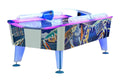 WIK Big Wave waterproof air hockey table with illuminated playfield and legs for outdoor use