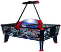 WIK Comix commercial air hockey table with stainless steel playing surface and LED lighting