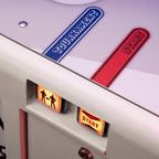 Tournament and start buttons on the WIK Compact basketball arcade machine