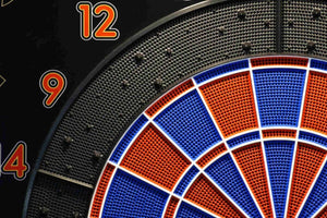 WIK Cyberdart dartboard segments close-up