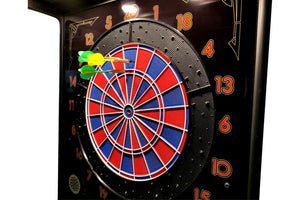 WIK Cyberdart soft-tip dartboard close-up
