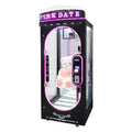 WIK Pink Date cut the string prize machine in black with lit crown-top sign and teddy bear prize