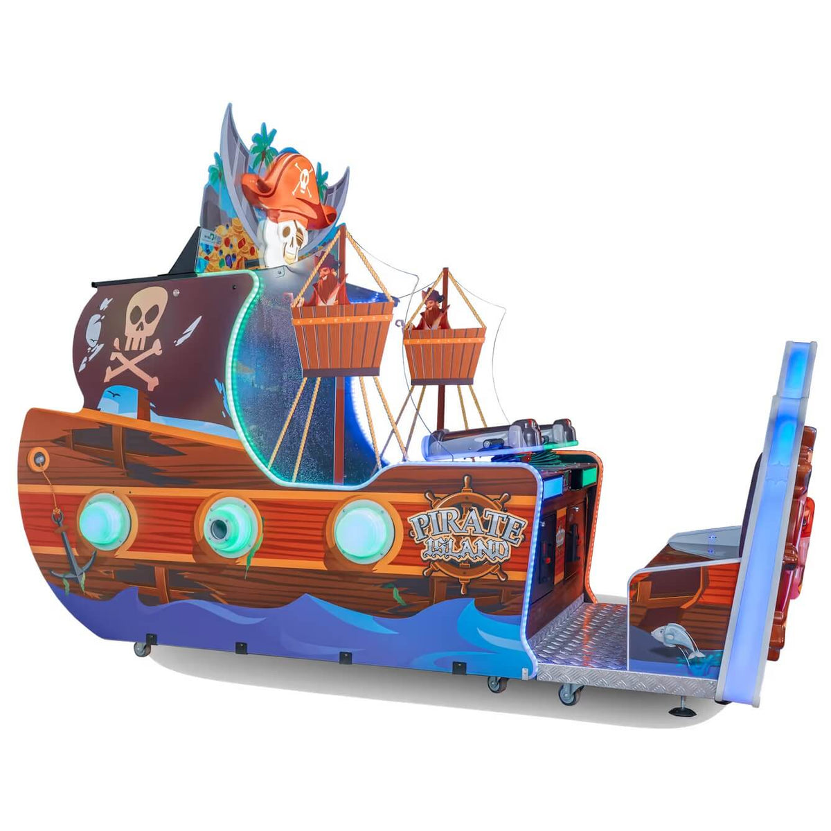 WIK Pirate Island water gun arcade machine shaped like a pirate ship