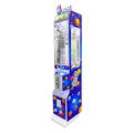 WIK Toy Star Mini slim arcade claw machine with blue space-themed cabinet, planets and astronaut artwork