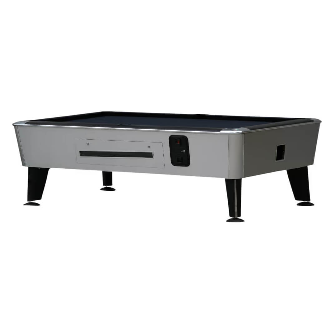 WIK Viking coin operated pool table in silver