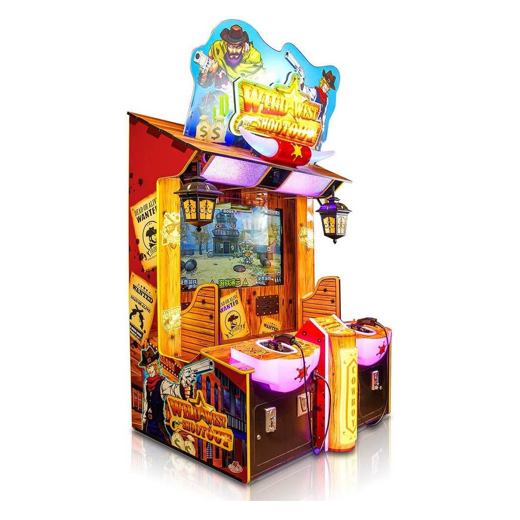 Wild West Shootout 2 shooting arcade machine, 2 player version