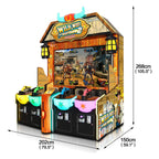 Wild West Shootout 2 4 player dimensions: 202cm wide, 150cm deep and 268cm tall